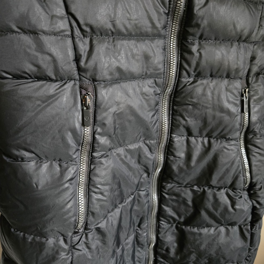 Lululemon BRAVE THE COLD Down Jacket Parka Puffer Hooded Black Womens Coat Sz  2 - Picture 6 of 12